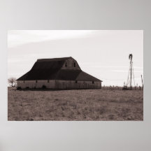 Country Barn Poster