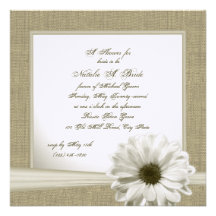 Country Bridal Shower Personalized Invitation