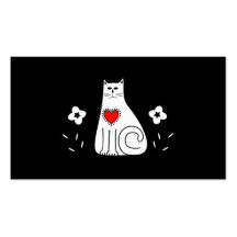 Country Cat Business Card Template
