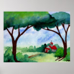 Country Church Poster