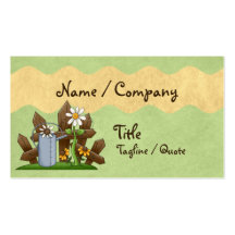 Country Gardener Business Card Template