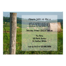 Country Hayride Invitation