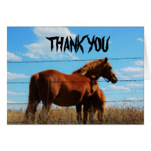 Country Horse's Card