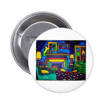 Country Living by Piliero Pinback Button