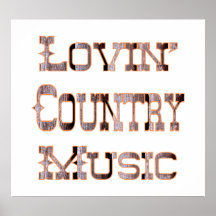 Country Music Print