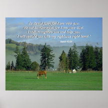 Country Scene Isaiah 41:10 Print