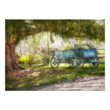 Country - The old wagon out back Personalised Invitation
