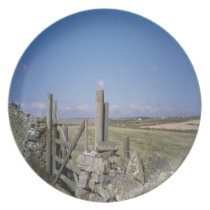 Country Views - 5 Barred Gate plates