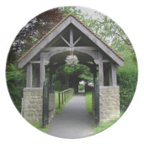 Country Views - Church Archway plates