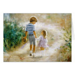 Country Walk Greeting Card