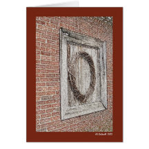 Country Wreath Greeting Card