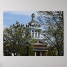 County Courthouse in Madison, GA Poster