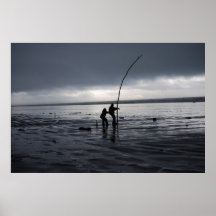 Couple Fishing Print
