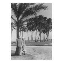 Couple Standing Under Tree Invitation