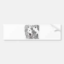 couple with bird bumper stickers