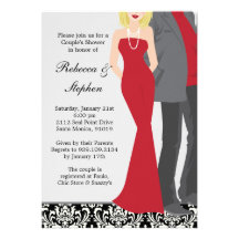 Couples Wedding Shower Invitation