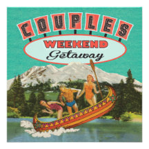 Couples Weekend Getaway Invitations