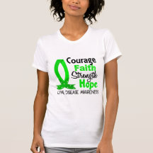Courage Faith Strength Hope Lyme Disease Shirt