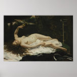 Courbet Woman with a Parrot Posters