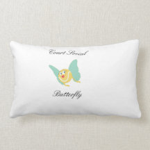 Court Social Butterfly Throw Pillows