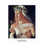 Courtesan (Portrait Of Lucrezia Borgia?) Postcard