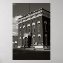 Courthouse, Eureka, Nevada Poster