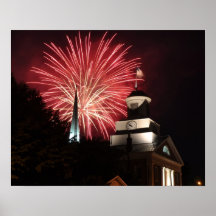 Courthouse Fireworks Posters