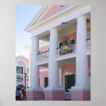 Courthouse in Nassau, Bahamas Print