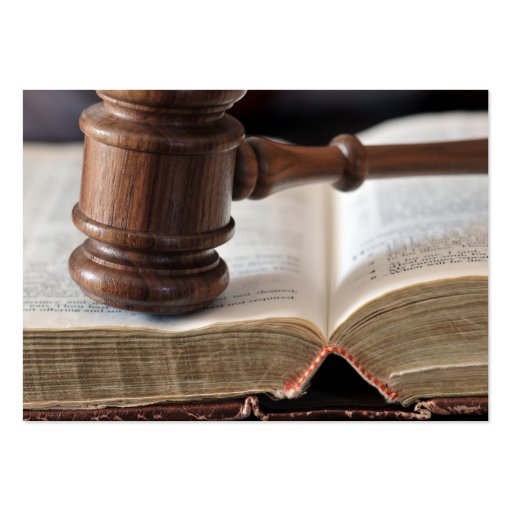 Courtroom Decisions Business Cards
