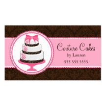 Couture Cake Bakery Business Cards