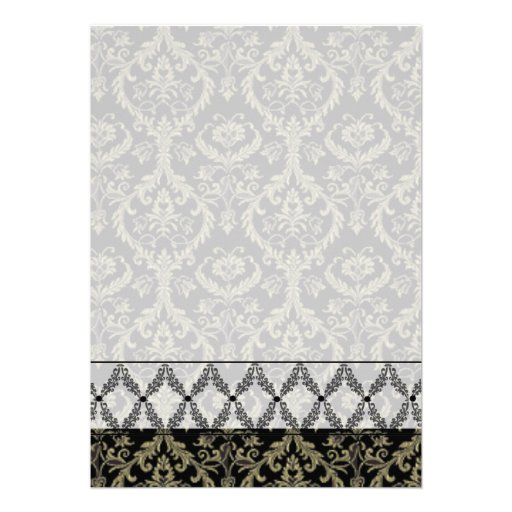 Couture Design II Custom Note Cards Custom Invitation