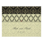 Couture Design II Off White RSVP Personalised Invitations