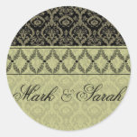Couture Design II Taupe Sticker