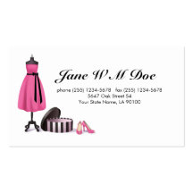 Couture Fashion Business Card