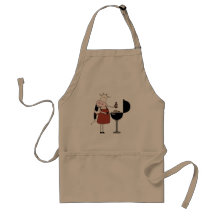Cow Barbeque Tshirts and Gifts Apron