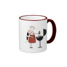 Cow Barbeque Tshirts and Gifts Coffee Mugs