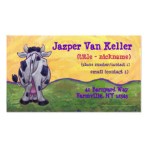 Cow Business Card