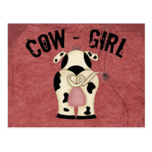 Cow-Girl Post Cards