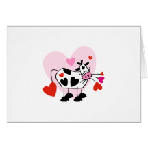 Cow Hearts Greeting Cards