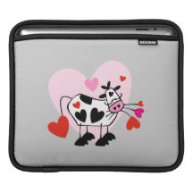 Cow Hearts iPad Sleeve