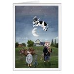 Cow Jumped Over the Moon Card