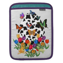 Cow Skin Easter Egg iPad Sleeve