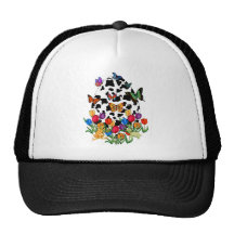 Cow Skin Easter Egg Trucker Hats