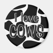 Cow Spots Refrigerator Magnet