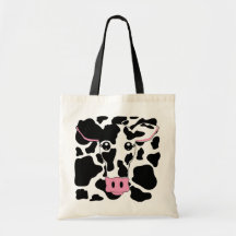 Cow Tote Bags