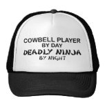 Cowbell Deadly Ninja by Night Mesh Hats