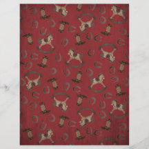 Cowboy Baby Dual-Sided Scrapbook Paper 3 Flyer Design