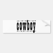 Cowboy Bumper Stickers