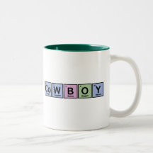 Cowboy made of Elements Mugs