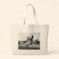 Cowboy on a bucking bronco bags